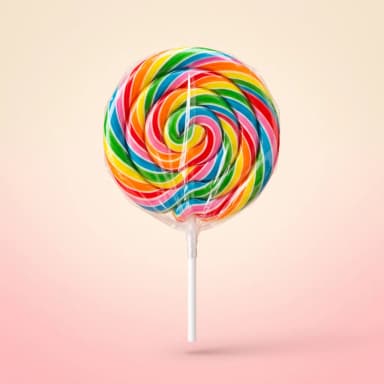 Paleta espiral arcoíris